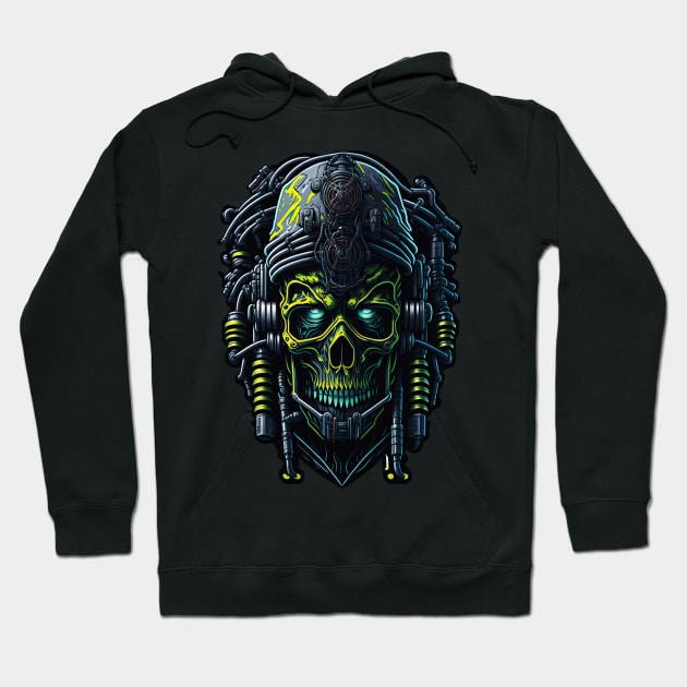 Cyborg Heads S02 D56 Hoodie by Houerd